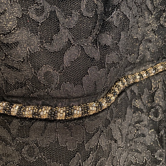 Torrid Black Dress with Gold Detailing - Picture 3 of 9